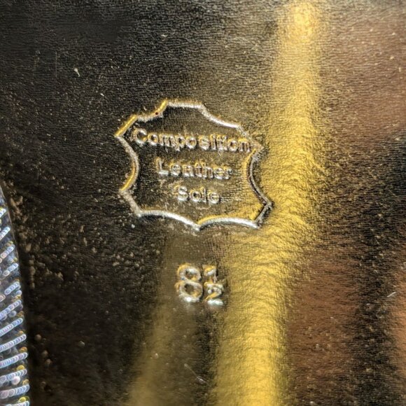 Sacha London| Beauty Metallic Sparkle Slingback Peep-Toe Platform Heels Pumps - Picture 11 of 13